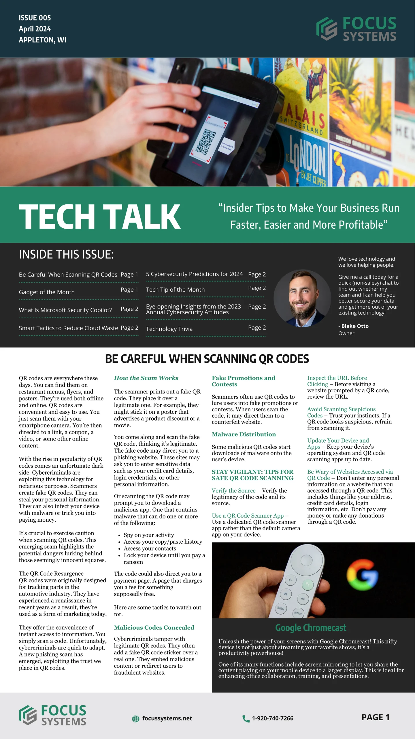 Tech Talk, 1