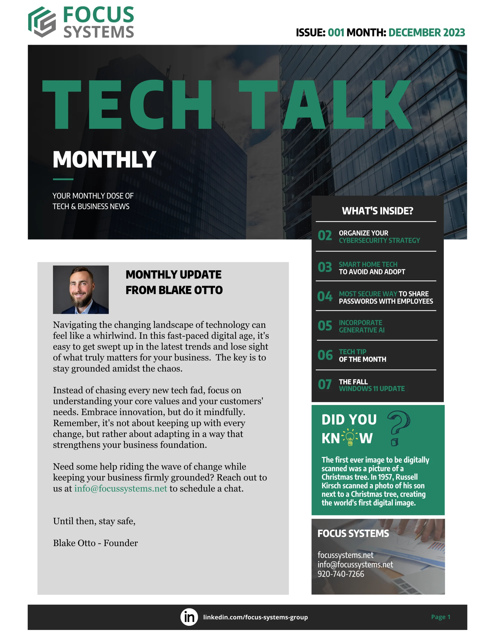 Tech Talk, 1