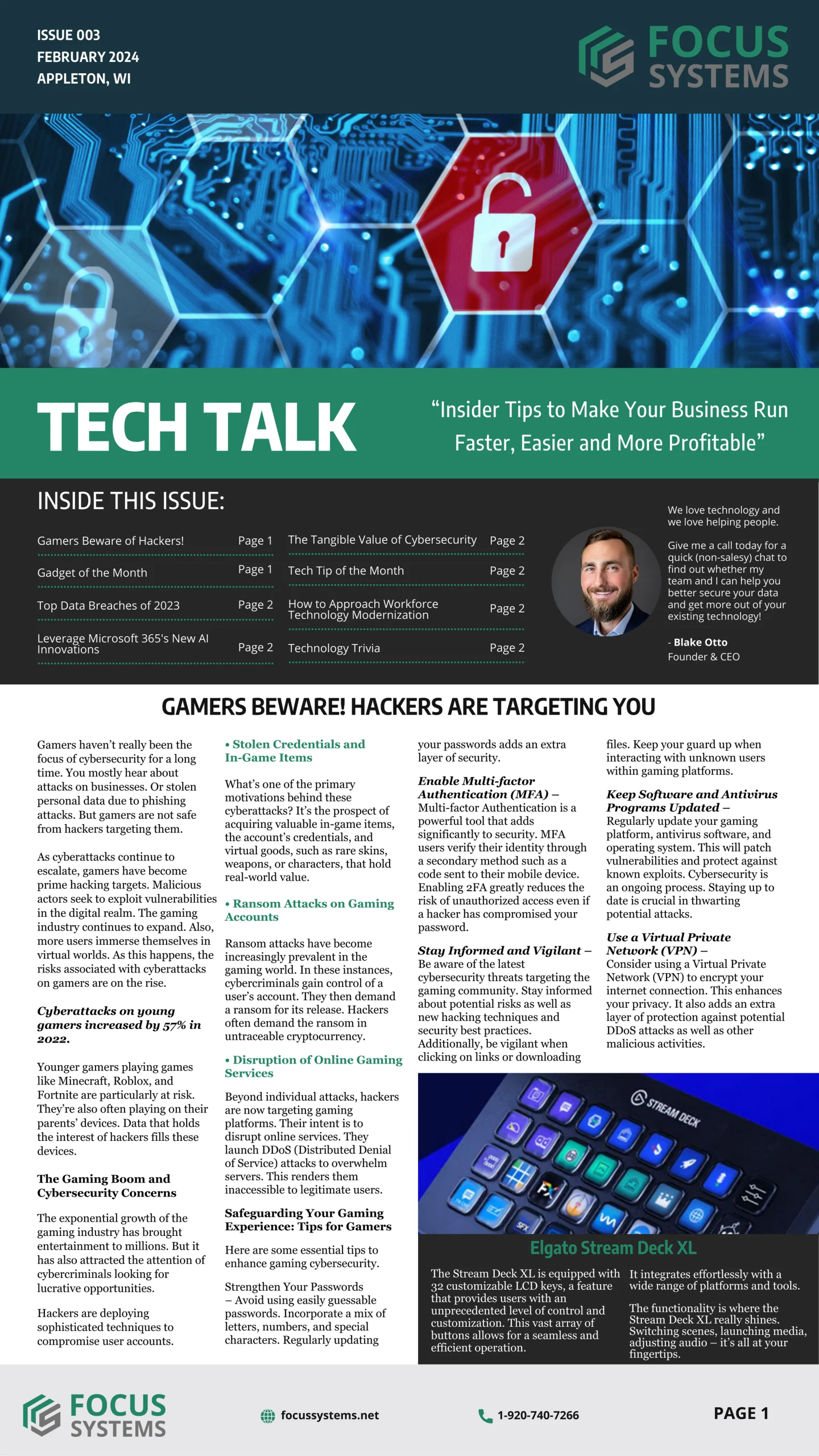 Tech Talk, 1