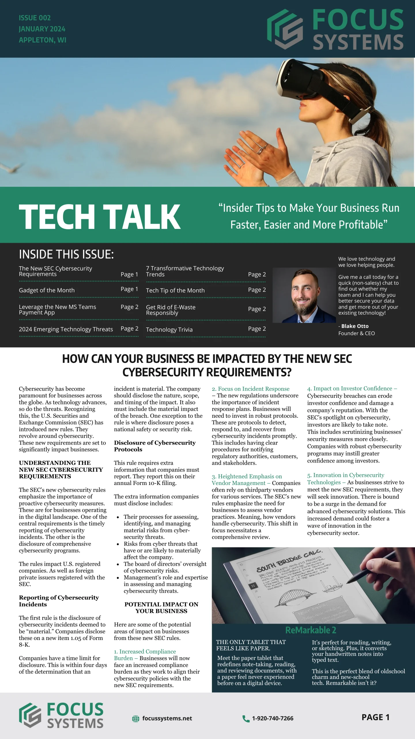 Tech Talk, 1