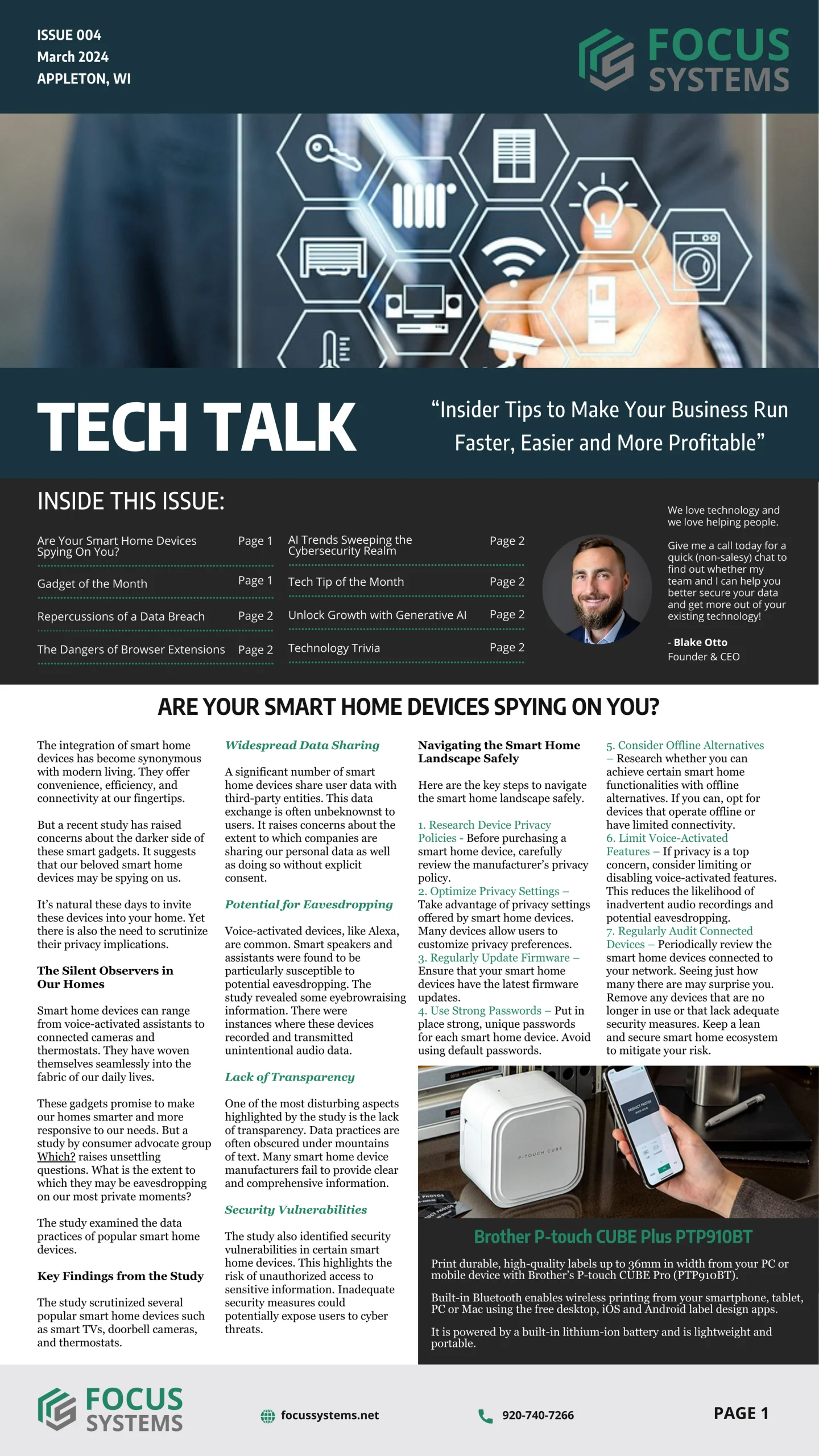 Tech Talk, 1