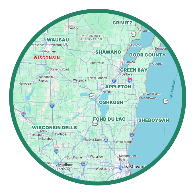 Wisconsin Cities Map
